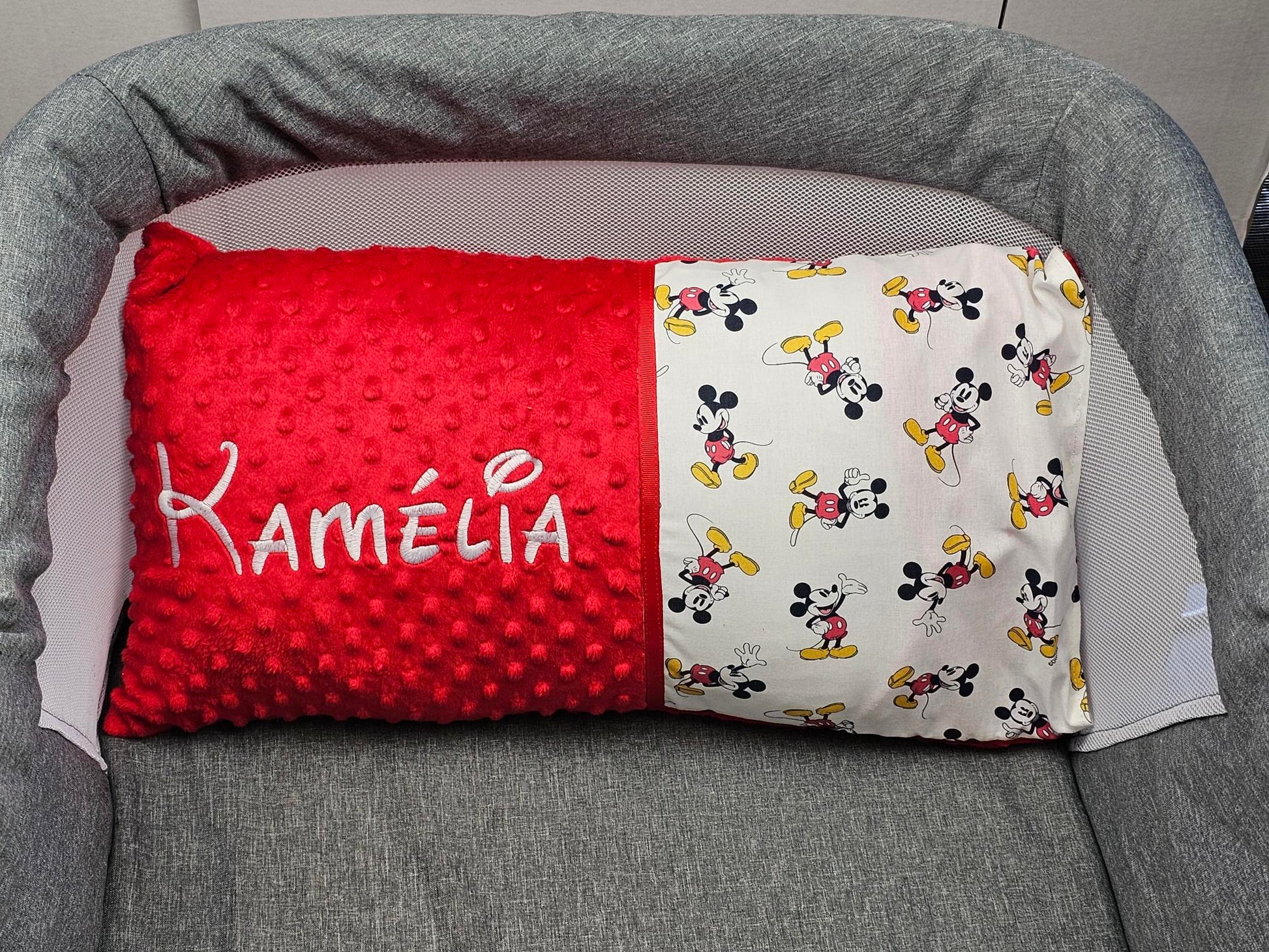 Créez Votre Coussin décoratif pour chambre d'enfant | Pois | 50cm x 30cm - Calincaline.be