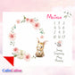 Couverture Etape Lapin Rose | A personnaliser | 95cm x 75cm