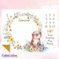 Couverture Etape Loutre Fleurie | A personnaliser | 95cm x 75cm