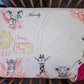 Couverture Etape Savane Rose | A personnaliser | 95cm x 75cm - Calincaline.be