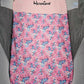 Couverture Bébé Personnalisée 70cm x 95cm | Coton et Minky Fille