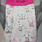 Couverture Bébé Personnalisée 70cm x 95cm | Coton et Minky Fille
