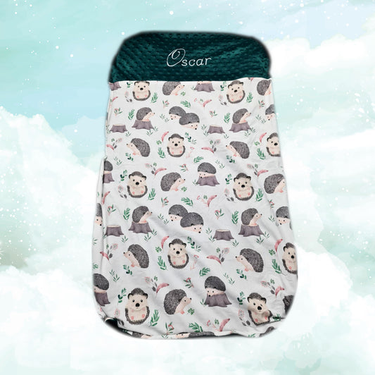 Créez Votre Couverture Bébé 70cm x 95cm | Coton et Minky Garçon