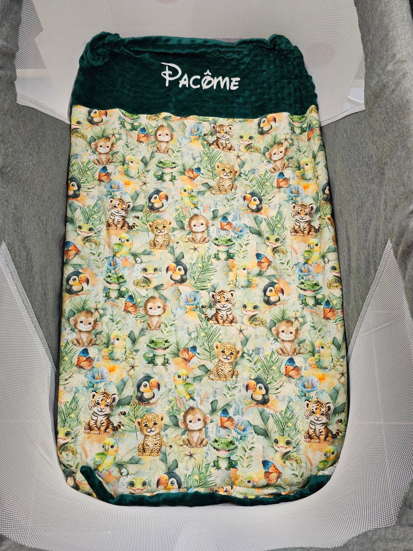 Couverture Personnalisée Garçon 70cm x 95cm 0-3 ans - Calincaline.be