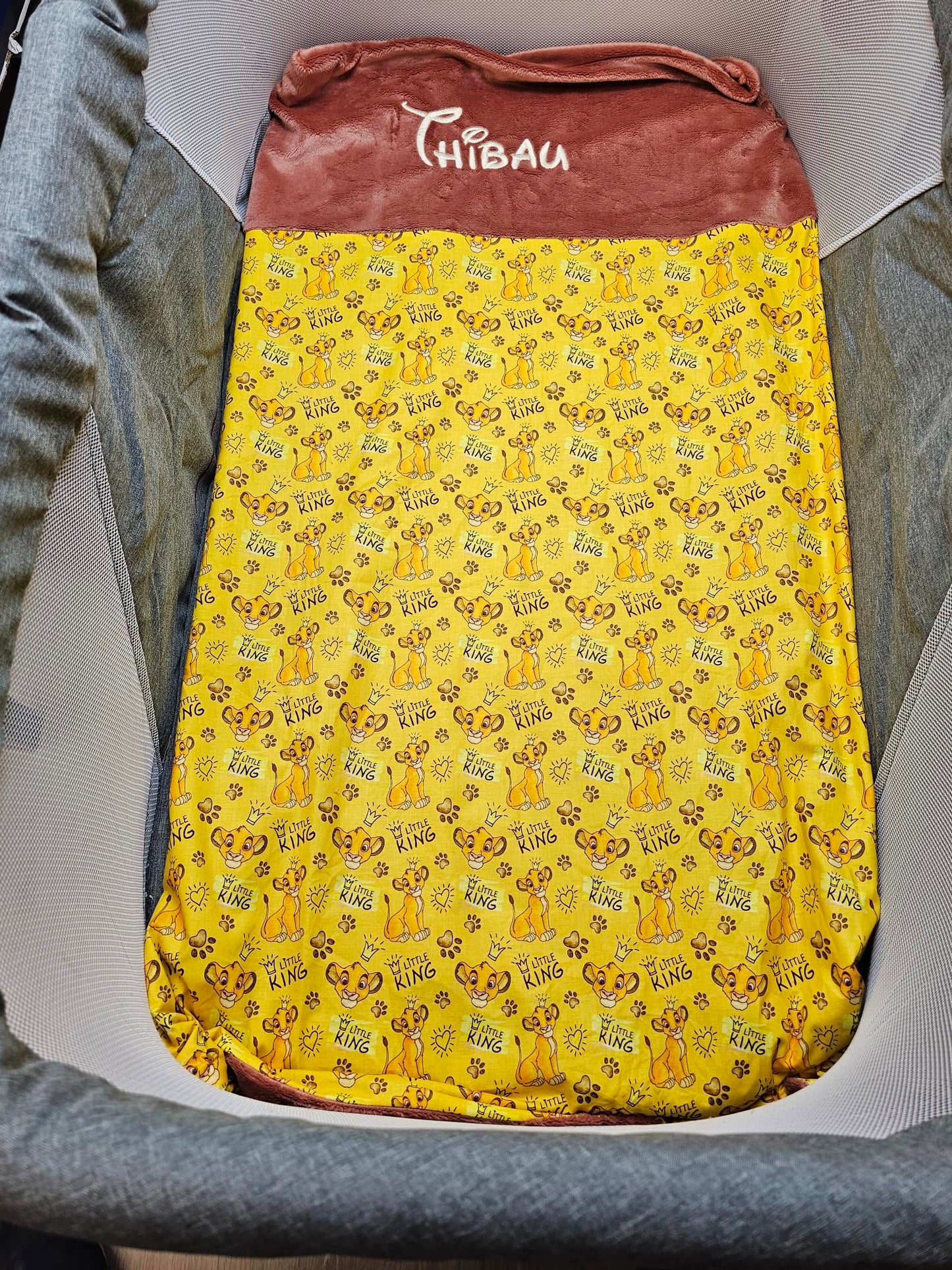 Couverture Personnalisée Garçon 70cm x 95cm 0-3 ans - Calincaline.be