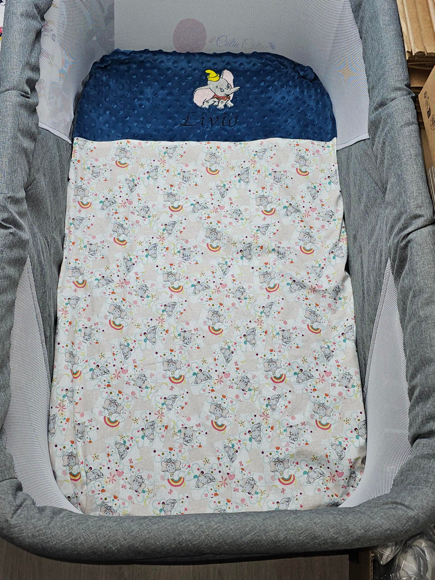 Couverture Personnalisée Garçon 70cm x 95cm 0-3 ans - Calincaline.be
