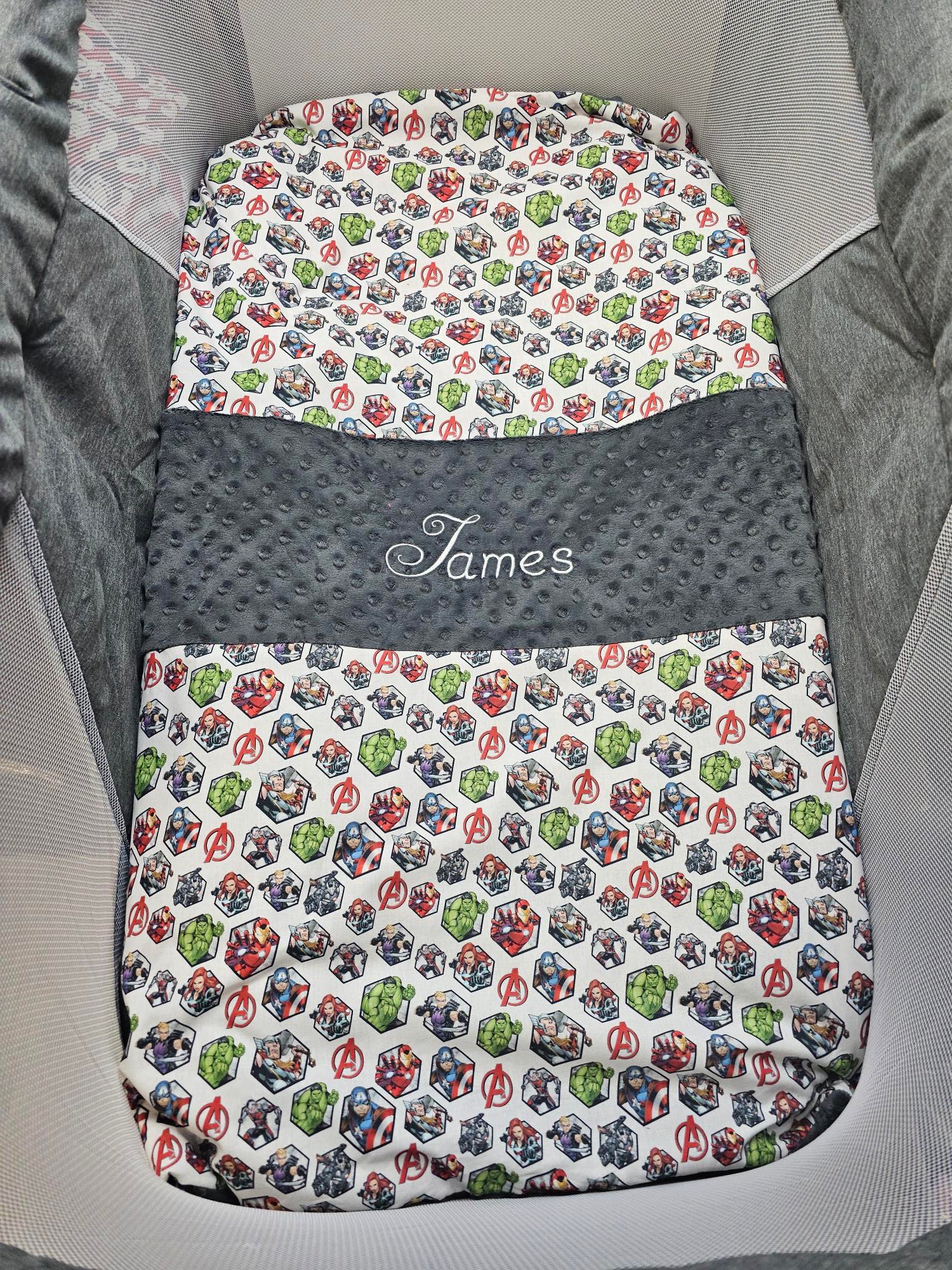 Couverture Personnalisée Garçon - Modèle 2 - 70cm x 95cm - Calincaline.be