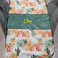 Couverture Personnalisée Garçon - Modèle 2 - 70cm x 95cm - Calincaline.be