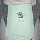Couverture bébé avec broderie personnalisée - Modèle Garçon - Calincaline.be