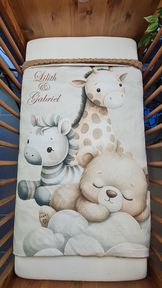 Couverture Plaid Bébé | Baby Dream | 70cm x 95cm | A Personnaliser