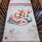 Couverture Plaid Bébé | Biche Rose Endormie | 70cm x 95cm | A Personnaliser