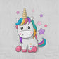 Couverture Plaid Bébé Licorne | 70cm x 95cm | Couleur minky au choix