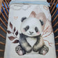 Couverture Plaid Bébé Panda Montagne | 70cm x 95cm | Couleur minky au choix - Calincaline.be