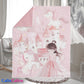 Couverture Plaid Bébé | Royaume Licorne | 70cm x 95cm | A Personnaliser