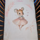 Couverture Plaid Souris Rose Poudré | 70cm x 95cm | Couleur minky au choix