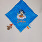 Créez Votre Doudou Minky Carré Personnalisé | 30cm | Garçon - Calincaline.be
