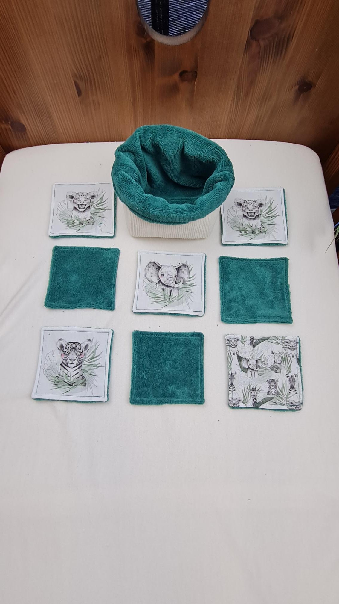 Créez Votre Panier à Lingettes Lavables Pour Bébé | Savane Vert