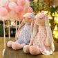 Doudou Peluche Lapinou Violet 35cm | Personnalisé prénom et naissance