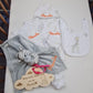 Kit de naissance 6 pièces Baby Girafe | 3 tailles | A personnaliser