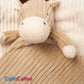 Pack Bébé A Personnaliser | Couverture Eté 75cm x 90cm + Doudou Girafe 35cm | Polyester