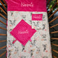 Pack Bébé Personnalisé | Couverture + Doudou 30cm + Protège carnet assortis | Fille | Coton