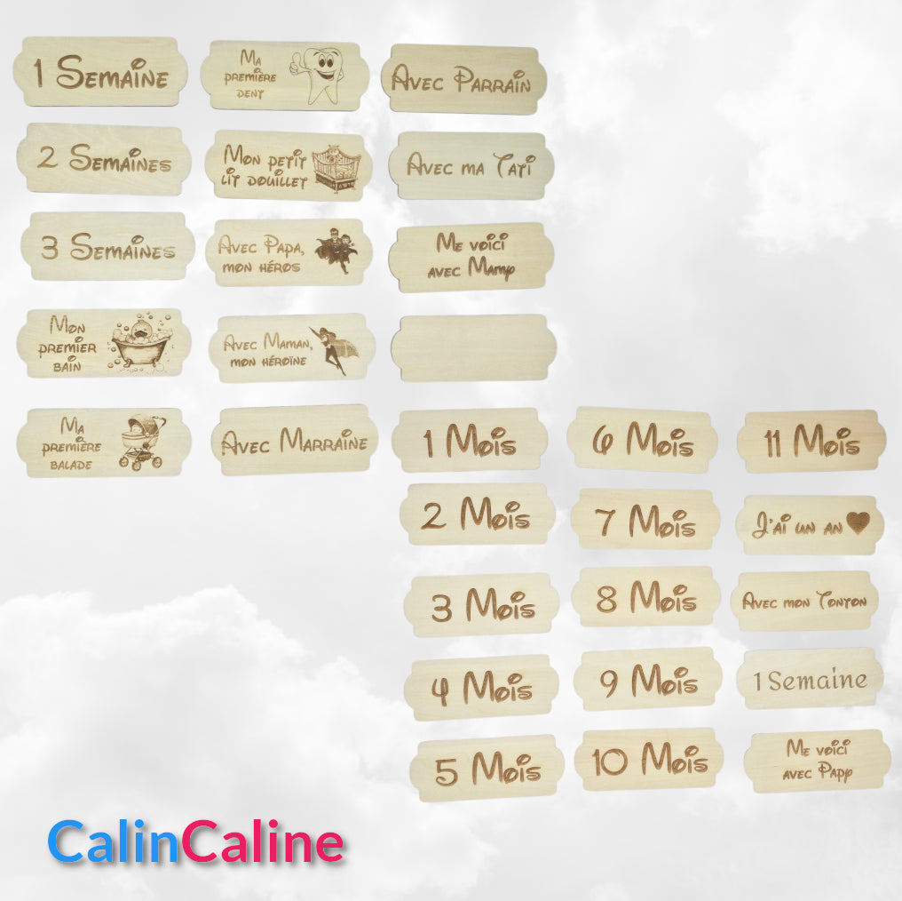 Cartes étapes avec Personnage 20cm Au Choix | A Personnaliser | Mickey