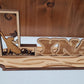 Prénom avec lettre 3D en bois | Avec pied à poser | A personnaliser | 10cm x 29cm