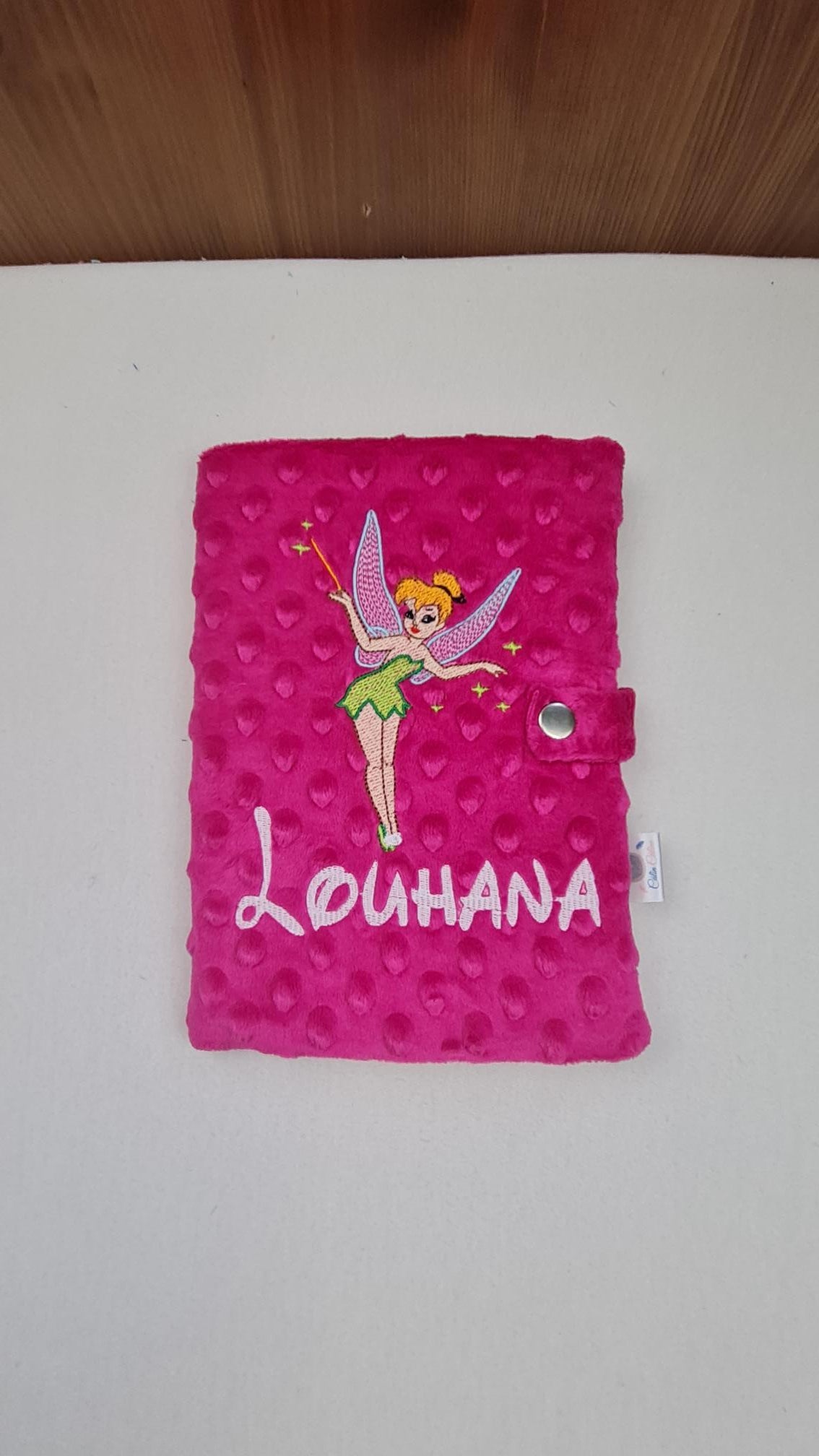 Créez Votre Protège Carnet -Minky- 23x18cm | Premium | Fille