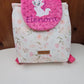 Créez Votre Sac à dos bébé -Mink- Personnalisé | 0-3 ans Fille | 28x23 cm
