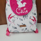 Créez Votre Sac à dos bébé -Mink- Personnalisé | 0-3 ans Fille | 28x23 cm