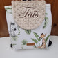 Créez Votre Sac à dos bébé -Mink- Personnalisé | 0-3 ans Garçon | 28x23 cm - Calincaline.be