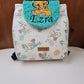 Créez Votre Sac à dos bébé -Mink- Personnalisé | 0-3 ans Garçon | 28x23 cm - Calincaline.be