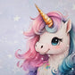 Tour de lit Licorne | 3 coussins 60cm x 40cm | Coton et Velours | A personnaliser
