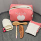 Trousse de toilette enfant personnalisée avec accessoires gravés