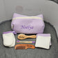 Trousse de toilette enfant personnalisée avec accessoires gravés