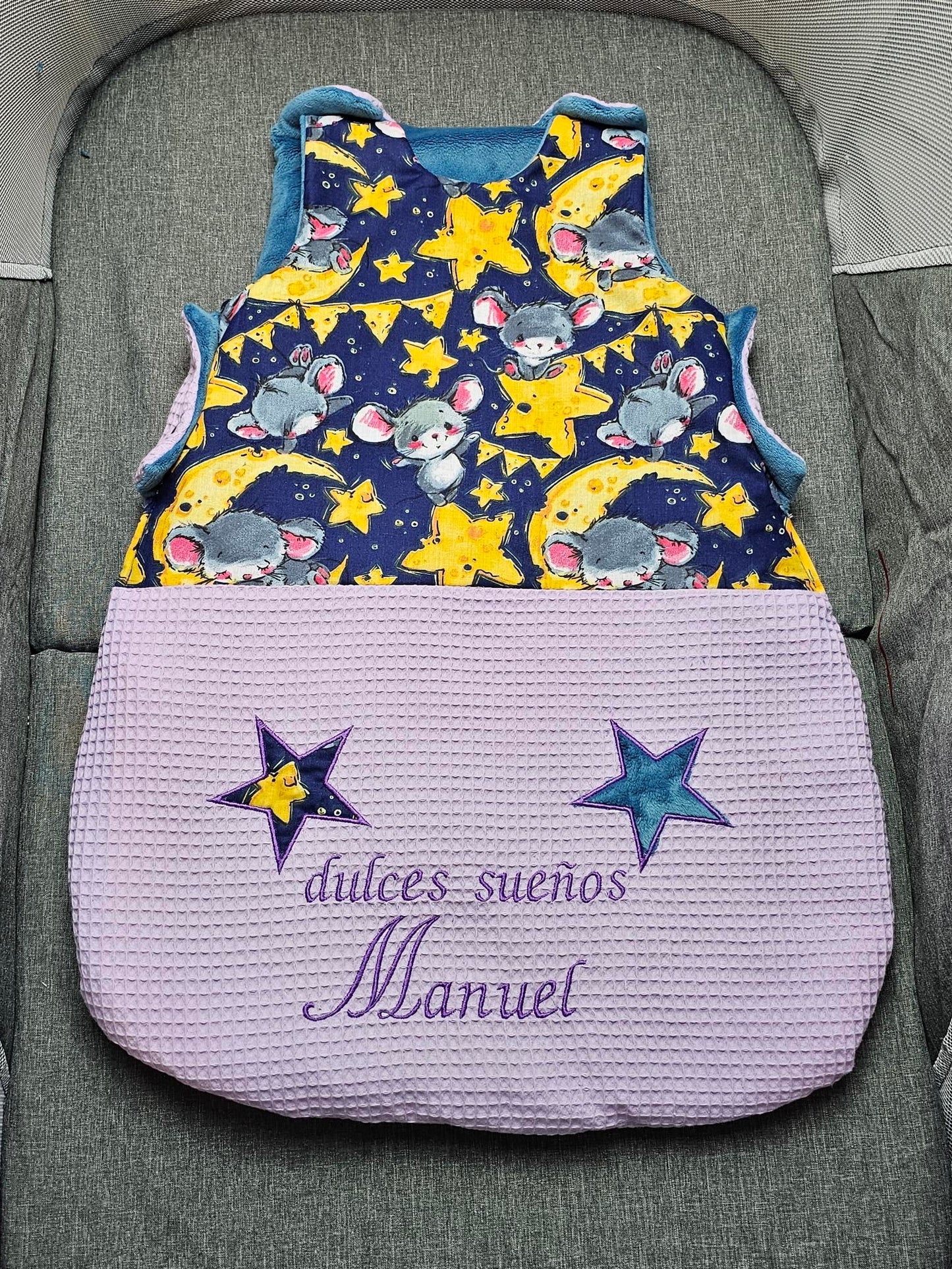 Gigoteuse Personnalisée Garçon 0-6m et 6-12m - Calincaline.be