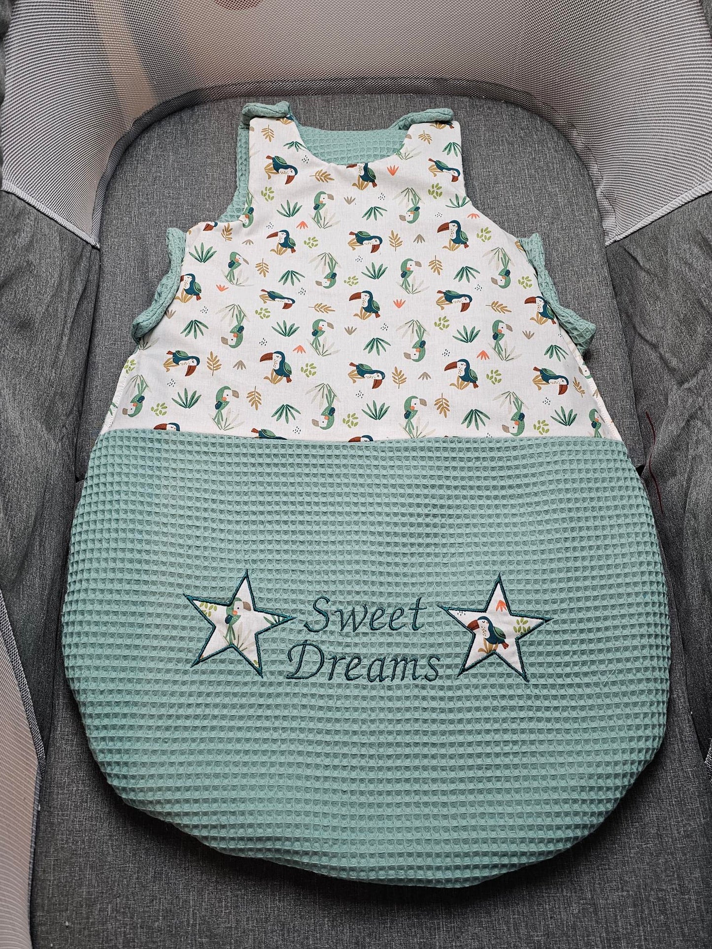 Gigoteuse Personnalisée Garçon 0-6m et 6-12m - Calincaline.be