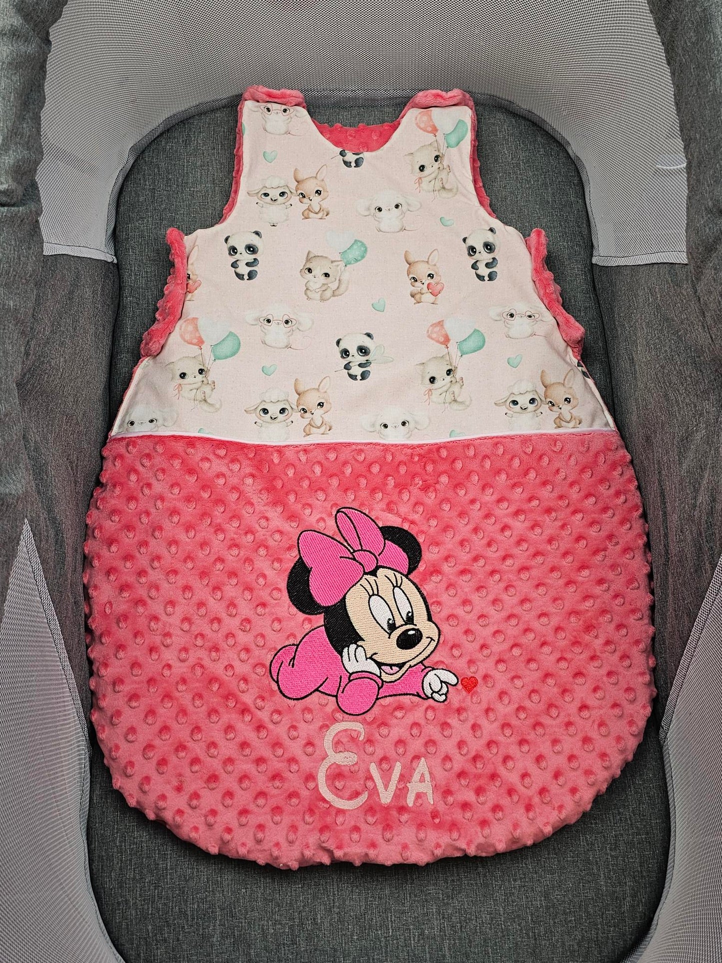 gigoteuse fille minky personnalisée