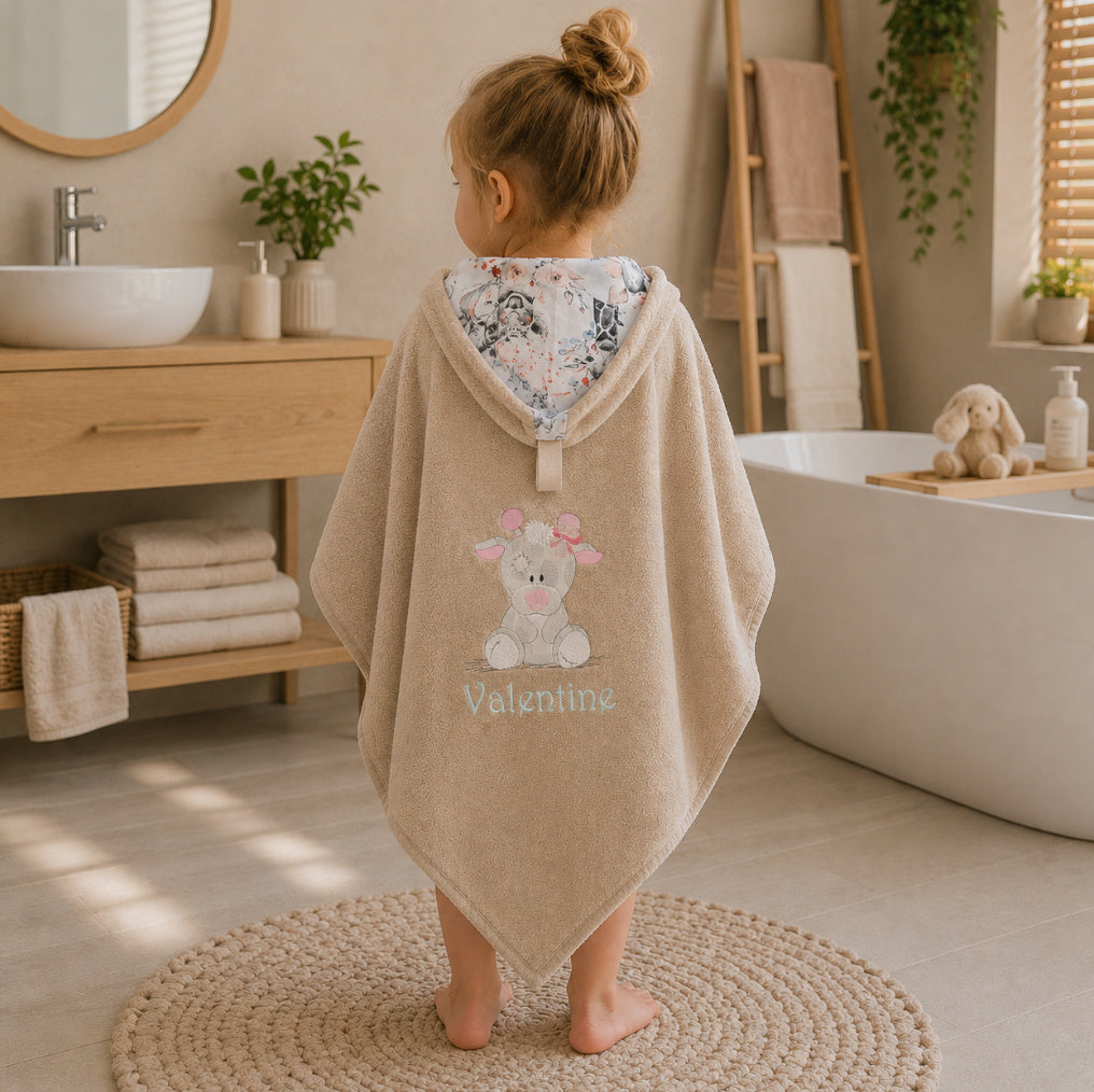 Créez Votre Cape de Bain Eponge Personnalisée | Class Fille | 85cm x 85cm