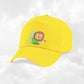 Casquette Enfant Personnalisée | Jaune | Tour de tête 50cm à 62cm