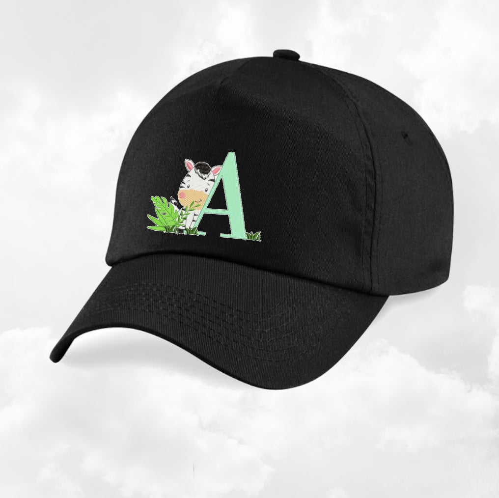 Casquette Enfant Personnalisée | Noir | Tour de tête 50cm à 62cm