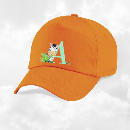 Casquette Enfant Personnalisée | Orange | Tour de tête 50cm à 62cm
