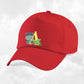 Casquette Enfant Personnalisée | Rouge Vif | Tour de tête 50cm à 62cm