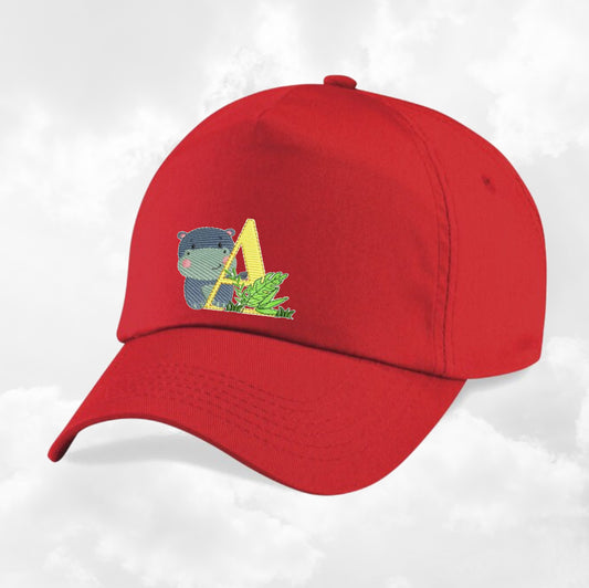 Casquette Enfant Personnalisée | Rouge Vif | Tour de tête 50cm à 62cm