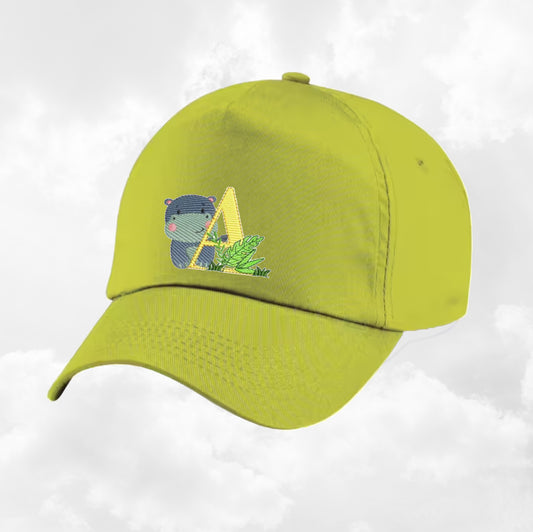 Casquette Enfant Personnalisée | Vert Citron | Tour de tête 50cm à 62cm
