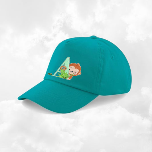 Casquette Enfant Personnalisée | Vert Emeraude | Tour de tête 50cm à 62cm