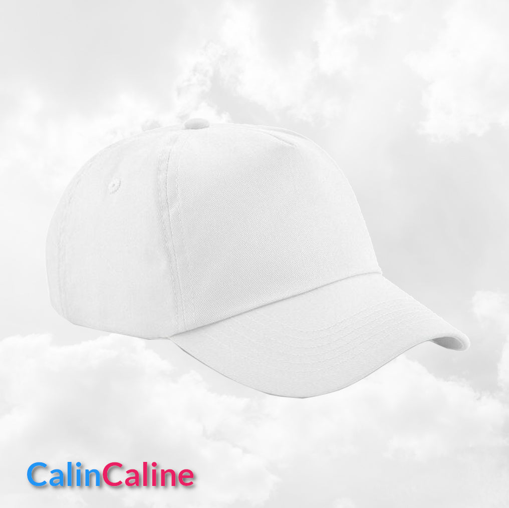 Casquette Enfant Personnalisée | Blanc | Tour de tête 50cm à 62cm | 100% Coton