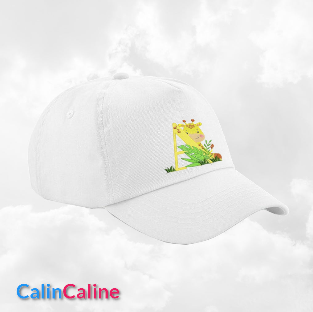 Casquette Enfant Personnalisée | Blanc | Tour de tête 50cm à 62cm | 100% Coton
