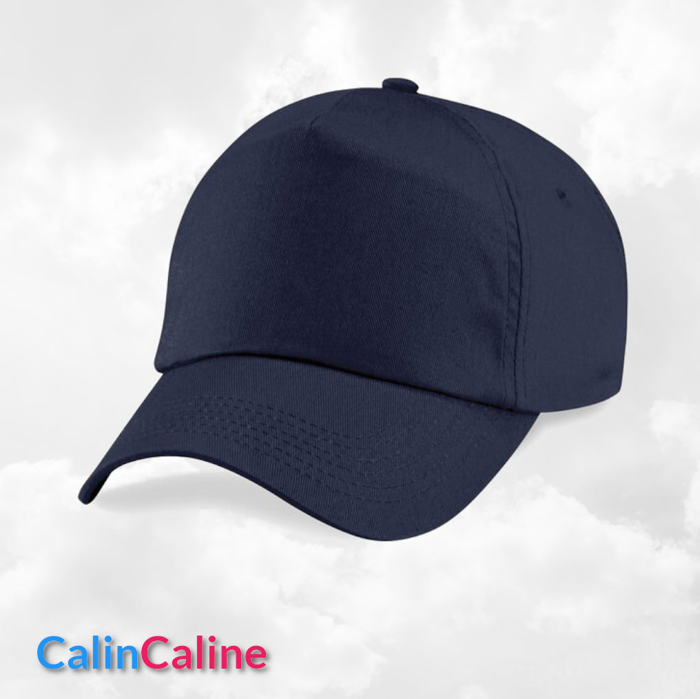 Casquette Enfant Personnalisée | Bleu Marine | Tour de tête 50cm à 62cm