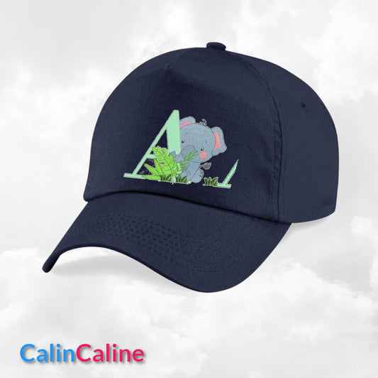 Casquette Enfant Personnalisée | Bleu Marine | Tour de tête 50cm à 62cm